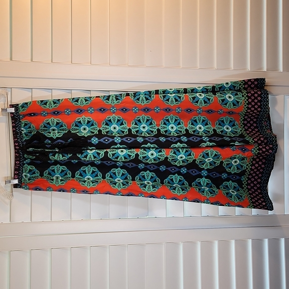 J Uptown Psychedelic Elastic Waist Palazzo Pants - Picture 2 of 12